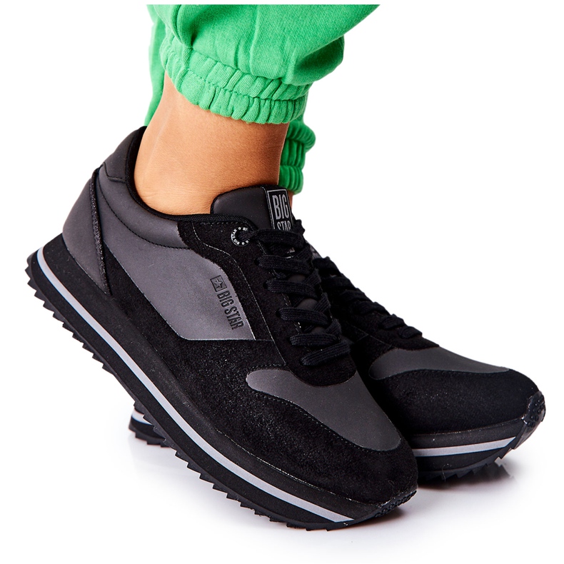 Sportskor Memory Foam Big Star II274217 Svart