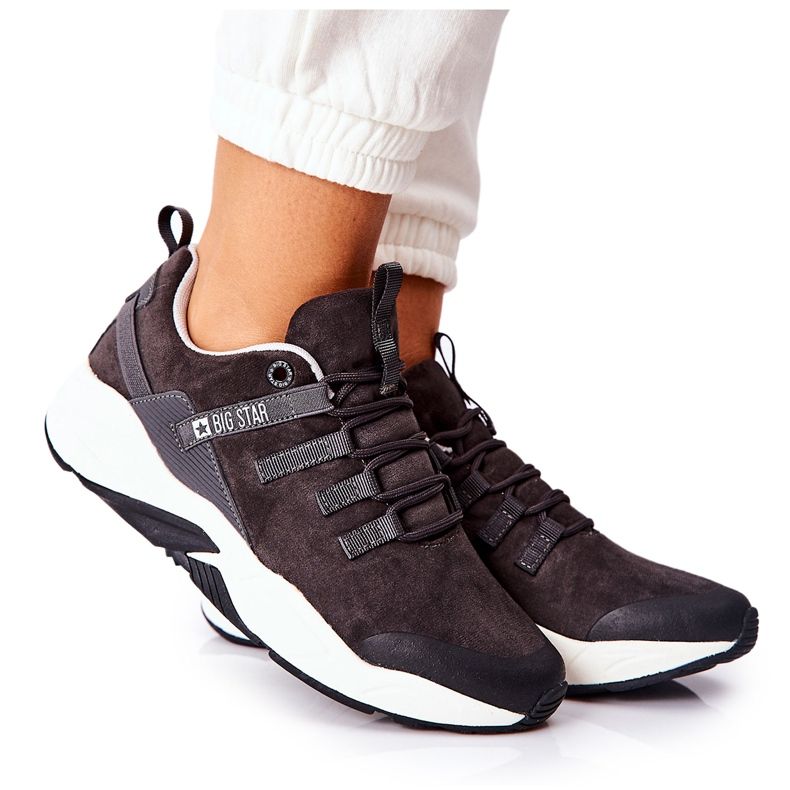 Sportskor Memory Foam Big Star II274255 Grå