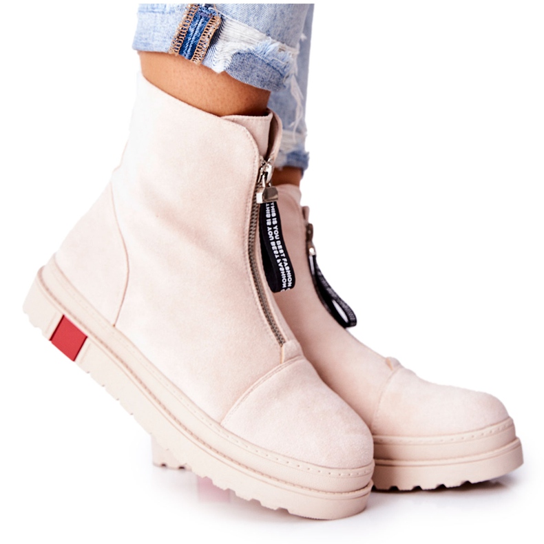 PS1 Damskor på plattformen Beige Charlee