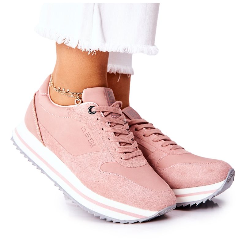 Sportskor Memory Foam Big Star II274218 Naken rosa