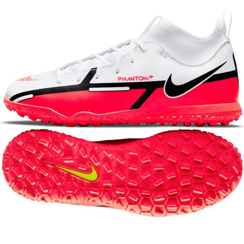 Nike Phantom GT2 Club Dynamic Fit Tf Jr DC0826 167 fotbollsskor mångfärgad vit