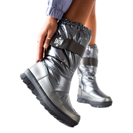 S. BARSKI Glänsande snöskor från S.BARSKI silver-