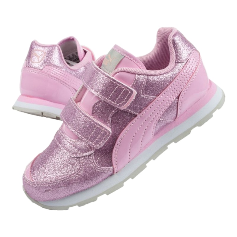 Puma Vista Glitz skor 369721 11 rosa