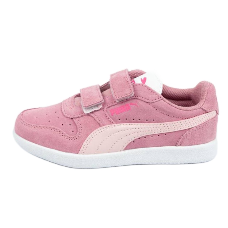 Puma Icra Jr 360756 35 skor vit rosa