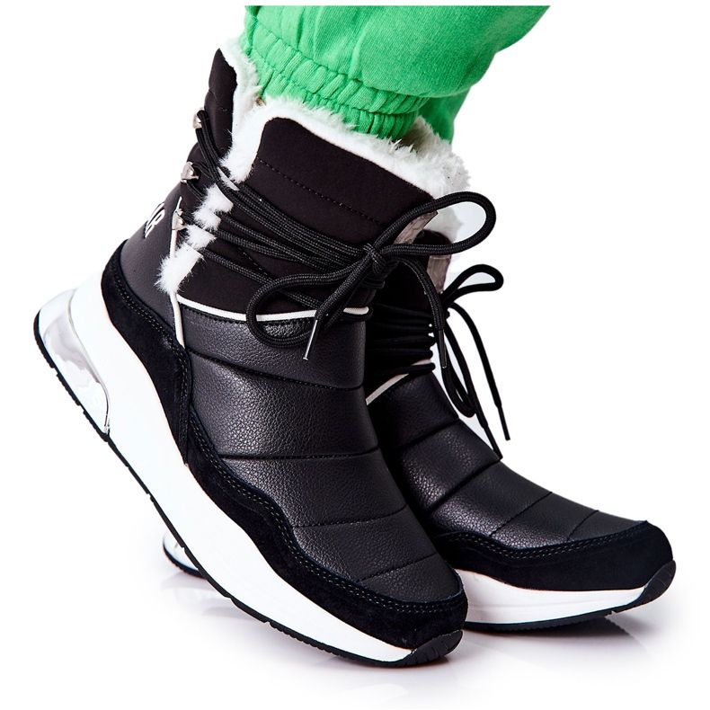 Knutna snöskor Big Star II274279 Svart