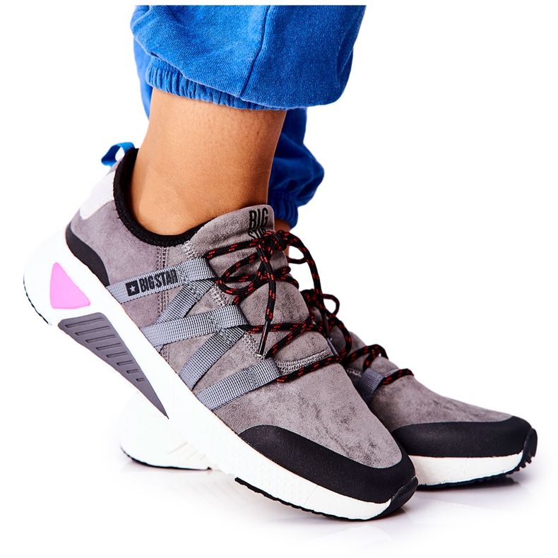 Sportskor Memory Foam Big Star II274306 Grå