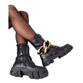 S. BARSKI Boots Workery Z Ozdobie S.BARSKI svart