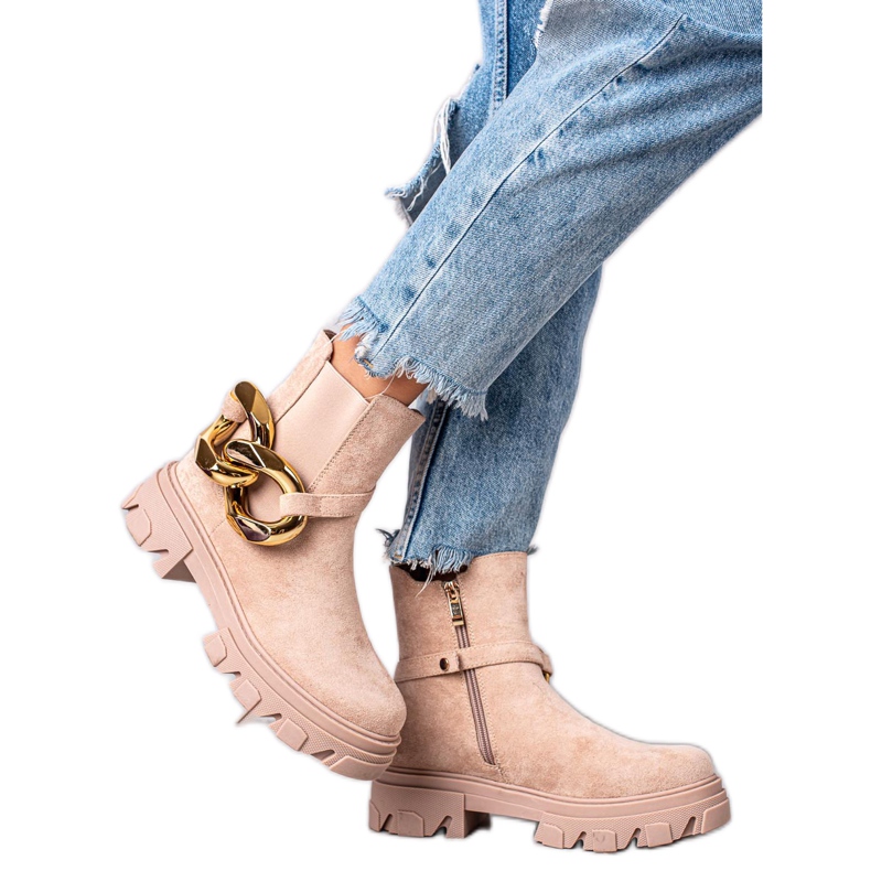 S. BARSKI Mockaskor på S.BARSKI -plattformen beige