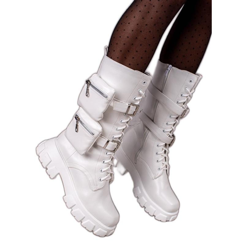 TRENDI Modearbetare med fickor vit