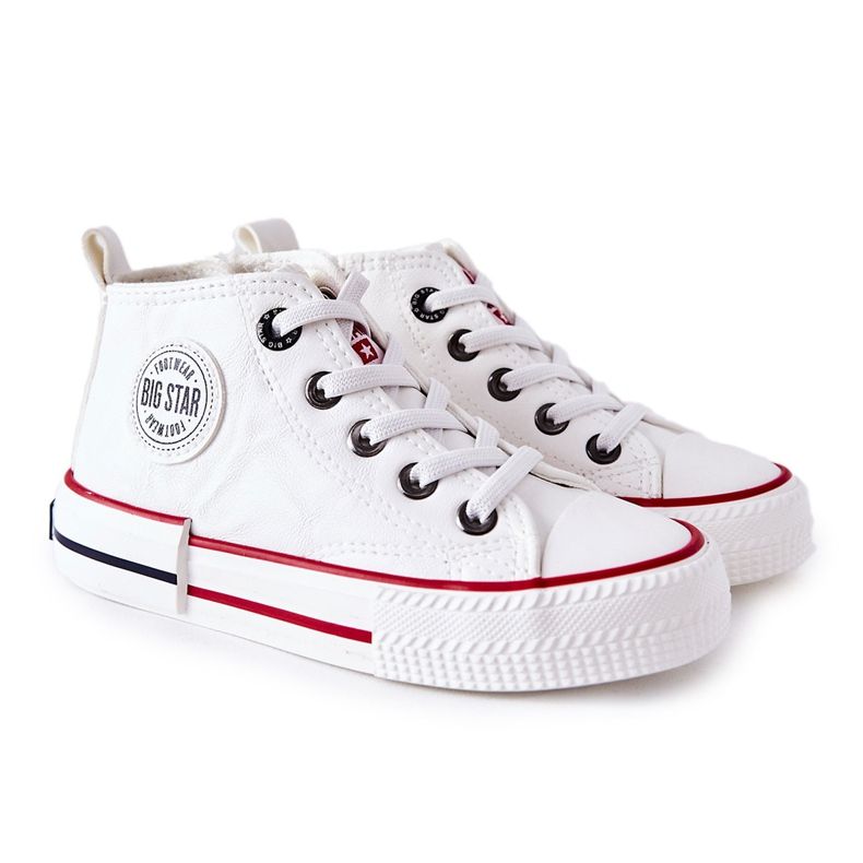 Barnhöga sneakers Big Star II374004 Vit ['vit']