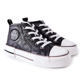 Barnhöga sneakers Big Star II374003 Svart