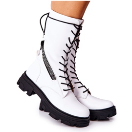 Glany Stövlar Sergio Leone TR747 Vit