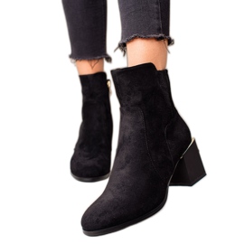 Goodin Eleganta stövlar med matt klack svart