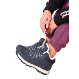 Ax Boxing Varma vandringsskor marinblå