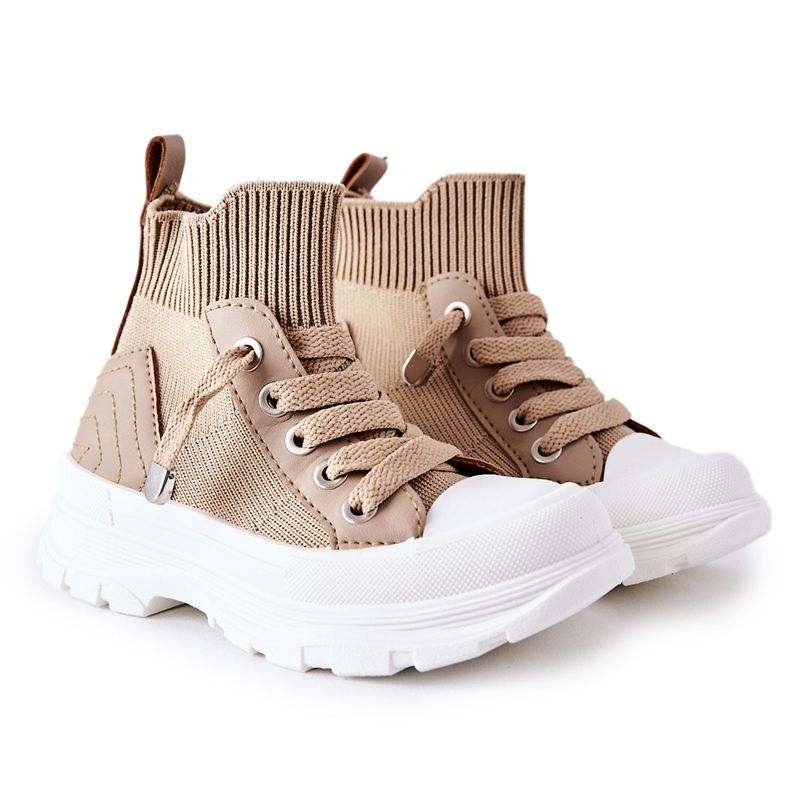 FR1 Beige Callobe -sneakers för barn