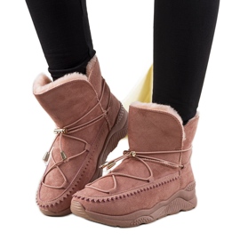 Rosa Carrera ribbade snöskor