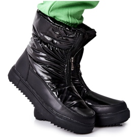 S.Barski Kvinnors svarta Monile varma snöskor