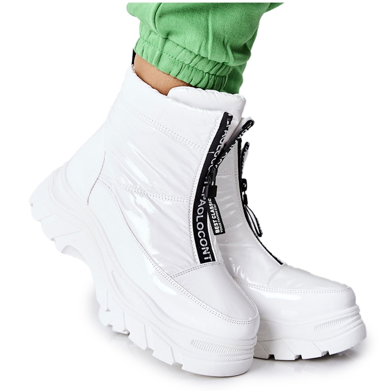 Vinceza Trappers stövlar för kvinnor Vit Echowen