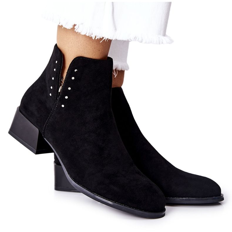 Mocka Warm Boots Sergio Leone BT217 Svart