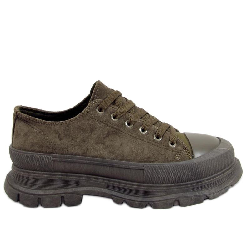 Lily Green sneakers med hög sula grön