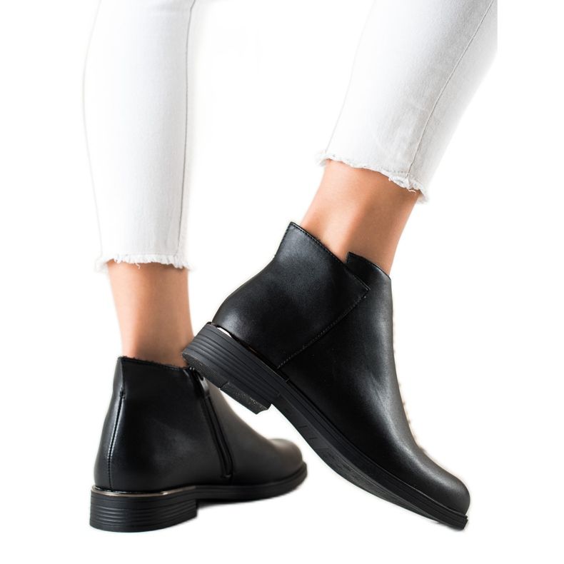 Klassiska isolerade stövlar från Sergio Leone svart