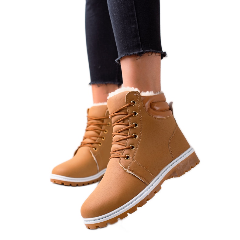 TRENDI Kamelfällare med uppvärmning brun