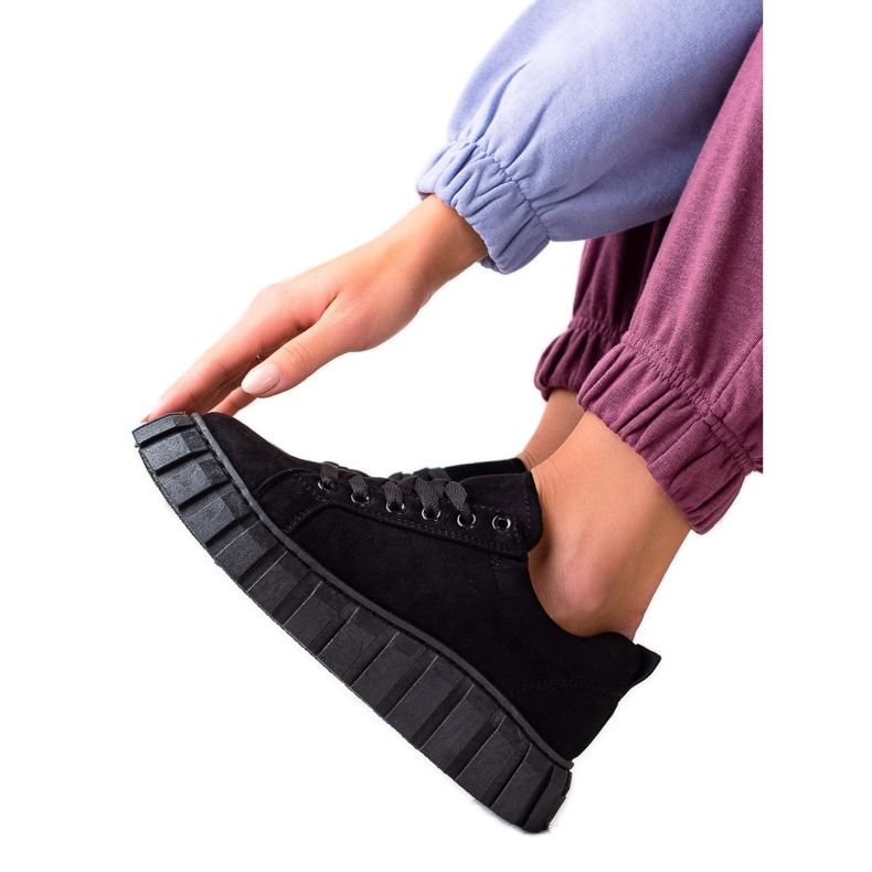 Sweet Shoes Mockaskor på plattformen svart