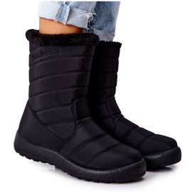 High Women's Black Warm Snow Boots Luxina svart