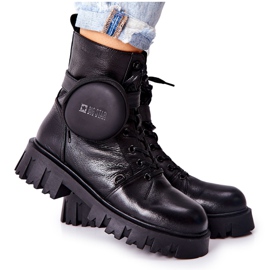 Lädervarma arbetare med en Kidney Big Star II274430 Svart