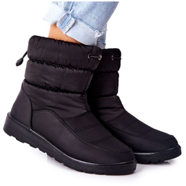 Vinceza Cathy's Black High Slip-On Snow Boots svart