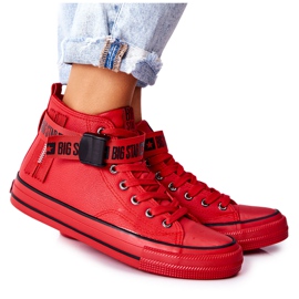 Högisolerade sneakers Big Star GG274028 Röd