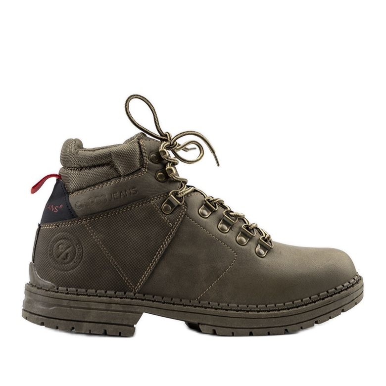 Gröna herr cross jeans jeans Chapa vandringsskor