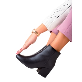 Renda Fritidsskor på en bred stolpe svart