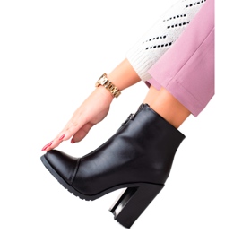 Super Mode Klassiska stövlar med dragkedja svart