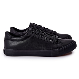 Läder Sneakers Big Star II174029 Svart