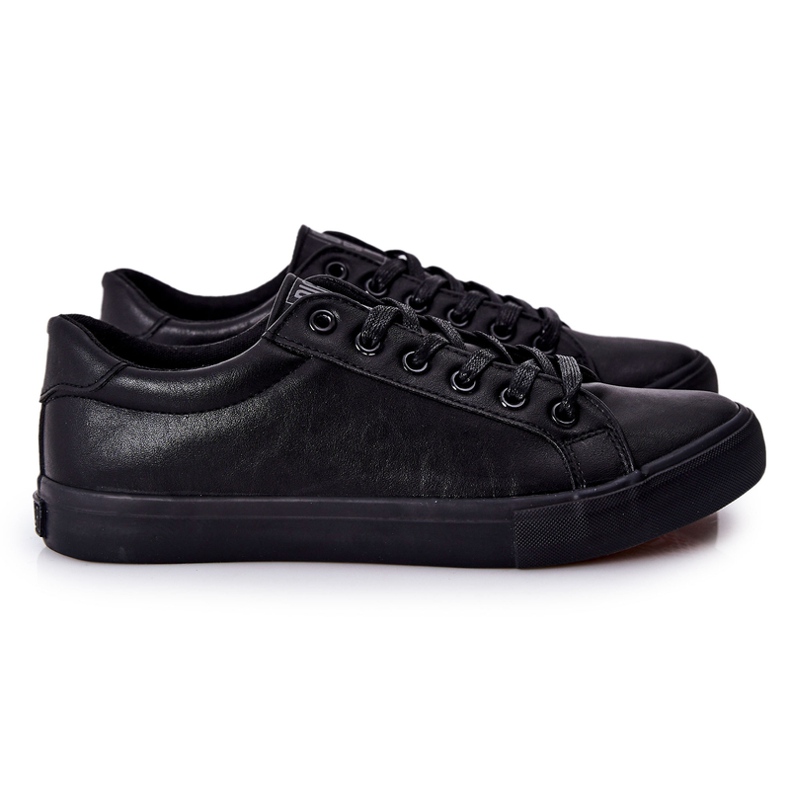 Läder Sneakers Big Star II174029 Svart