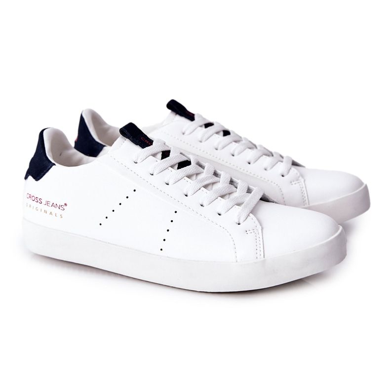 Herr Sneakers Cross Jeans Vit II1R4012C