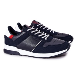 Sportskor Herr Memory Foam Big Star Marinblå II174083