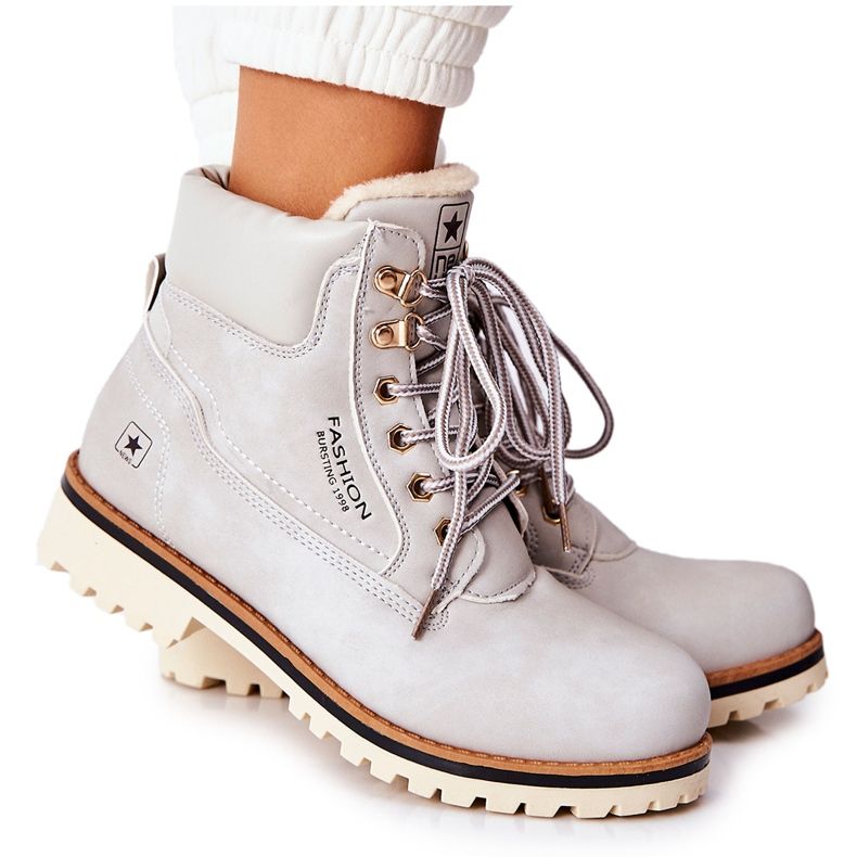 PE1 Damfångare Timberki med värmande ljusgrå Tiempo