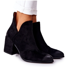 POTOCKI Klassiska stövlar med svart Veriane -dragkedja