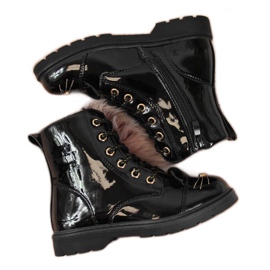 PA1 Isolerade stövlar Jr EVE319A svart vit