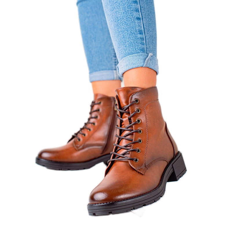 W. Potocki Bruna fällare av Eco Potocki -läder