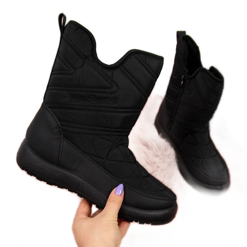 Vattentäta snöskor News W EVE309A svart