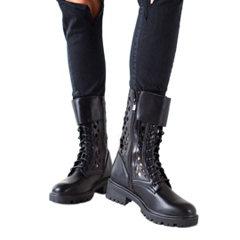 Sweet Shoes Moderiktiga genomarbetare svart