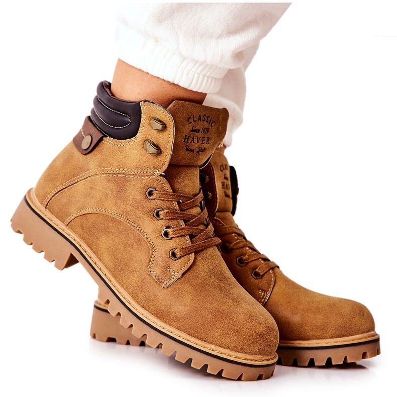 PH1 Kvinnors isolerade Trappers med dragkedja, Camel Lenox brun