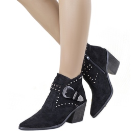 Svarta Hughes cowboystövlar