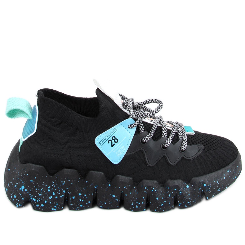 Svarta NB387 Allblacks högsulade sportskor