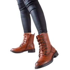 Super Me Fritidsfångare av ekoläder brun