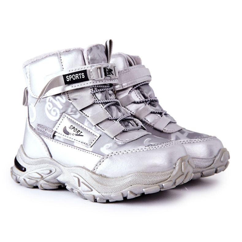 PJ2 Warm Snow Boots Silver stövlar Erila silver-