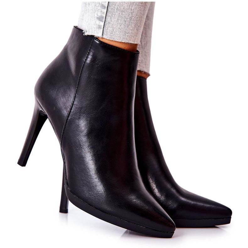 Damskor på högklackat Sergio Leone BT501 svart